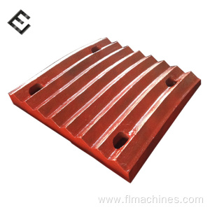 Mn13 Casting Wear Parts Jaw Plate